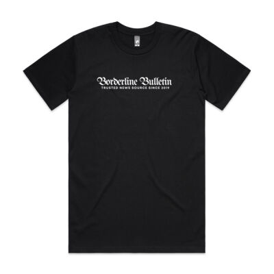 Borderline Bulletin Tee (Black) Thumbnail